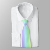 Cravate Bandes arc-en-ciel Pastel - Motif (Attaché)