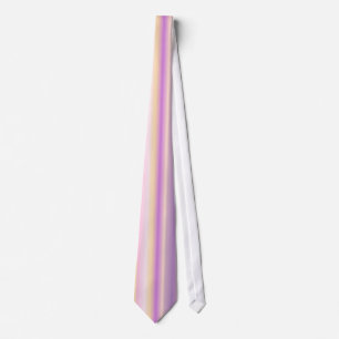 Cravate Bandes arc-en-ciel Pastel - Motif