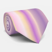 Cravate Bandes arc-en-ciel Pastel - Motif (Roulé)