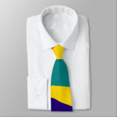 Cravate Bandes colorées de zèbre (Attaché)