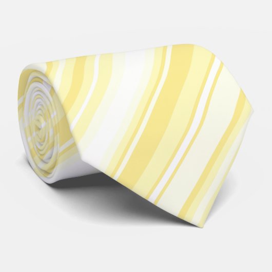 Cravate Bandes de citron (Roulé)