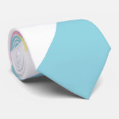 Cravate Bandes de couleurs cool (Roulé)