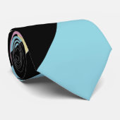 Cravate Bandes de couleurs cool (Roulé)