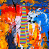 Cravate Bandes de fierté : Arc-en-ciel horizontal