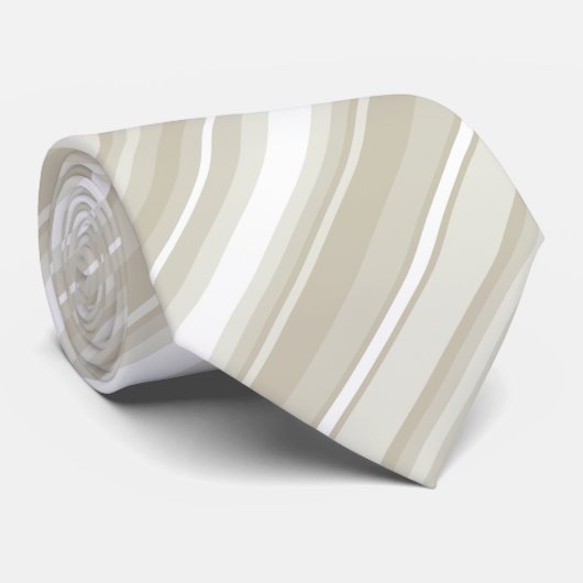 Cravate Bandes de grès (Roulé)