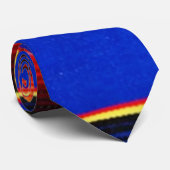 Cravate bandes de serape colorées (Roulé)