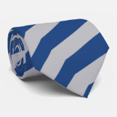 Cravate Bandes diagonales symétriques arrière - plan 6 (Roulé)