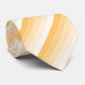 Cravate Bandes d'ombre jaune (Roulé)