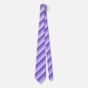 Cravate Bandes d'ombre violette