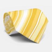 Cravate Bandes jaunes (Roulé)