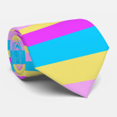 Cravate Bandes multicolores 2 (Roulé)