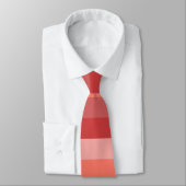 Cravate Bandes roses de corail (Attaché)