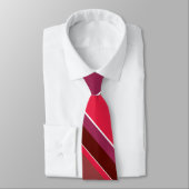 Cravate Bandes rouges (Attaché)