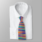 Cravate Bandes Technicolor (Attaché)