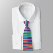 Cravate Bandes Technicolor (Attaché)
