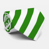 Cravate Bandes vertes (Roulé)