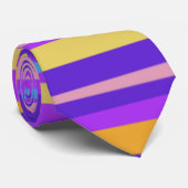 Cravate Bandes vibrantes (Roulé)