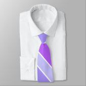 Cravate Bandes violettes (Attaché)