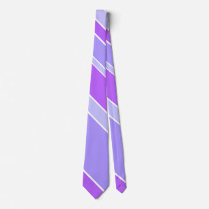 Cravate Bandes violettes