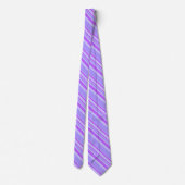 Cravate Bandes violettes (Dos)