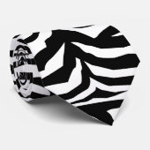 Cravate Bandes zèbres (Roulé)