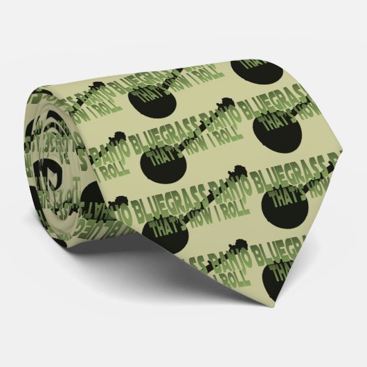 Cravate Banjo de Bluegrass. C'est comment je roule (Roulé)