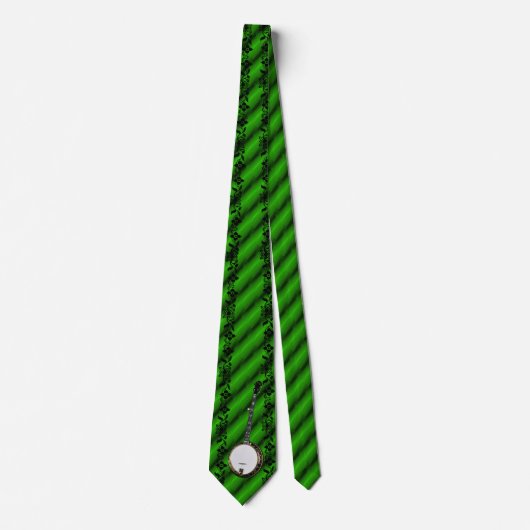 CRAVATE BANJO—VINE SUR EMERALD GREEN (Devant)