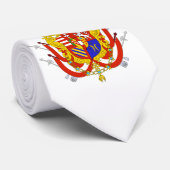 Cravate Bannière rouge blanc Grand-Duché de Toscane (Roulé)