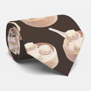 Cravate Bao Buns à vapeur avec thé