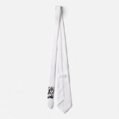 Cravate Baphomet noir vintage (Dos)