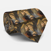 Cravate Baptême du Christ Anges par Léonard de Vinci (Roulé)