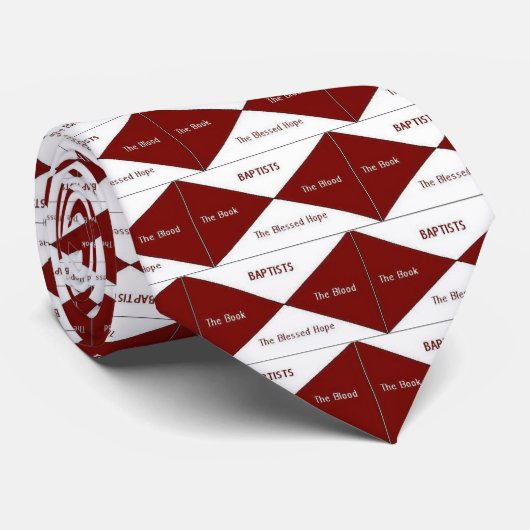 Cravate baptiste de drapeau (Roulé)