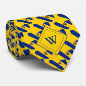 Cravate BARBADOS Écriture chrétienne J3:16 Monogramme JAUN (Roulé)
