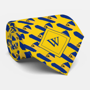 Cravate BARBADOS Écriture chrétienne J3:16 Monogramme JAUN
