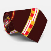 Cravate Barcelone barre le drapeau (Roulé)