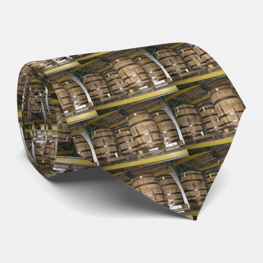 Cravate Barils de whiskey (Roulé)