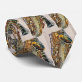 Cravate bariolée de roseaux (Roulé)