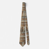Cravate Barnwood Print Bois look Cou (Devant)