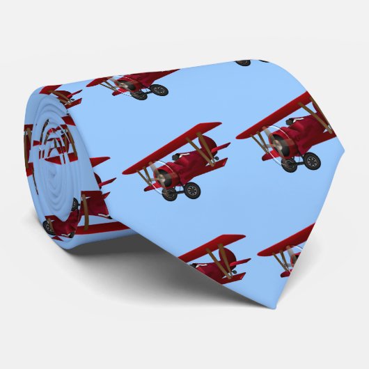 Cravate Baron rouge (Roulé)