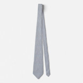 Cravate Baroque Floral Bleu Poudre (Devant)