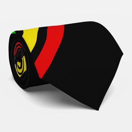 Cravate Barres de Rasta (Roulé)