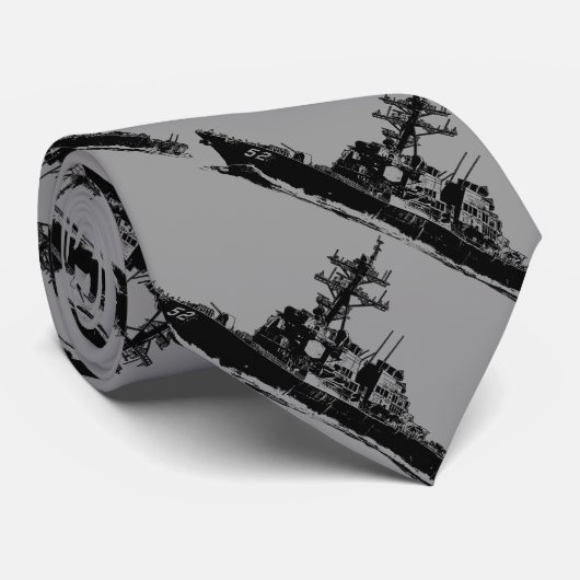 Cravate Barry DDG-52 (Roulé)