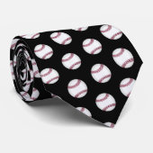 Cravate Base-ball de Cravate-Sports de la robe des hommes (Roulé)