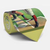 Cravate Base-ball vintage (1895) (Roulé)