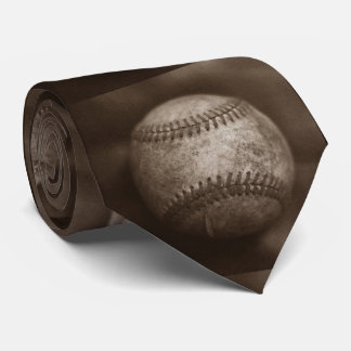Cravate Baseball de Sepia vintage