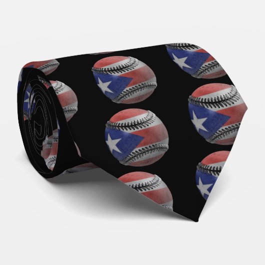 Cravate Baseball portoricain (Roulé)