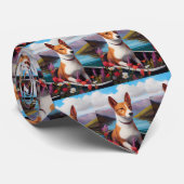 Cravate Basenji Chien sur une pagaie : une aventure Pittor (Roulé)