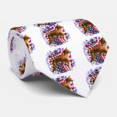 Cravate Basenji Patriot (Roulé)