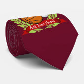 Cravate Basket-ball de style de Noël (Roulé)