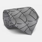 Cravate Basket-ball noir et blanc (Roulé)